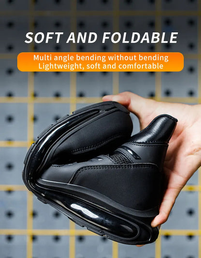 Men Work Safety Shoes Anti-smashing Steel Toe Cap Working Boots Construction Indestructible Work Soft-Soled Sneakers Men Shoes