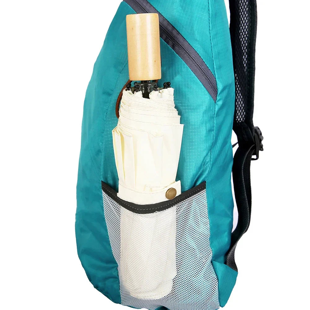 15L Lightweight Packable Backpack Foldable ultralight Outdoor Folding Backpack Travel Sports Bag Hiking Daypack for Men Women