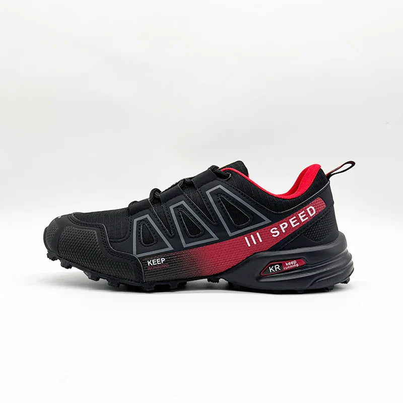 2025 New Men Hiking Shoes Outdoor Waterproof Sports Shoes Comfortable Leather Hiking Training Boots Large Size Tactical Shoe Men