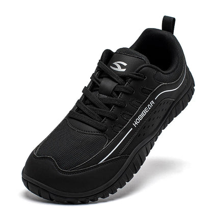 Unisex Wide Toe Sneakers Outdoor Travel Breathable Shoes Comfortable Lace Up Walking Sneakers