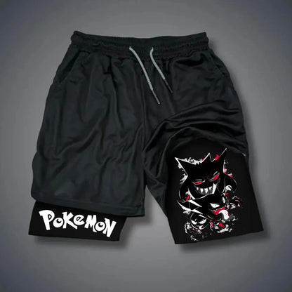 Animation Derivatives Gengar Printing Men's and Women's Summer Fashion Oversize T-shirt、Hoodie、Shorts and Sweatpants