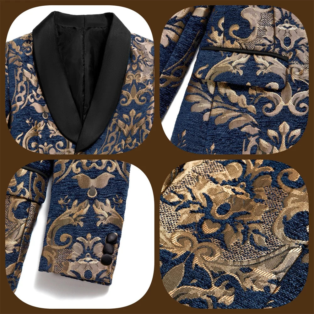 Hot Sale Stylish Suit For Boys Formal Banquet Graduation Coat Vest Pants Bow Tie Smart Quality School Performance Noble