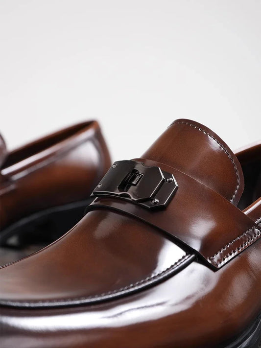 Spring and Autumn New Business Formal Men's Shoes, Leather Breathable Casual Professional Fashion Loafers
