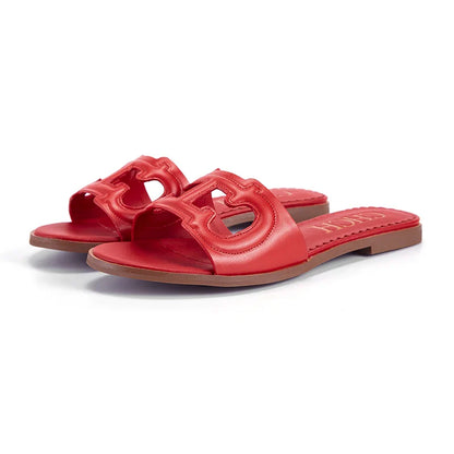 Women's Square Open Toe Heels Sandals Low Block Flat Sandals Slip Comfortable Casual Beach Shoes