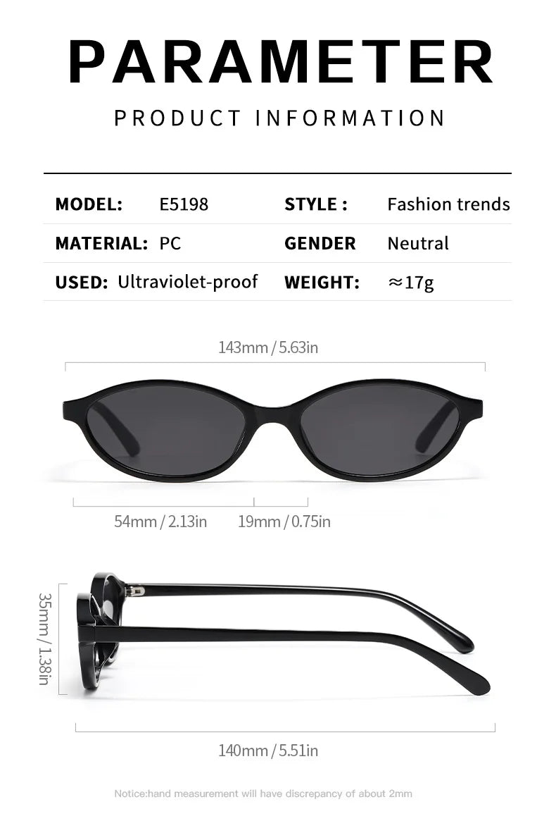 Small Cat Eyes Sunglasses For Women Men Fashion Brand Designer Retro Gradient Shades