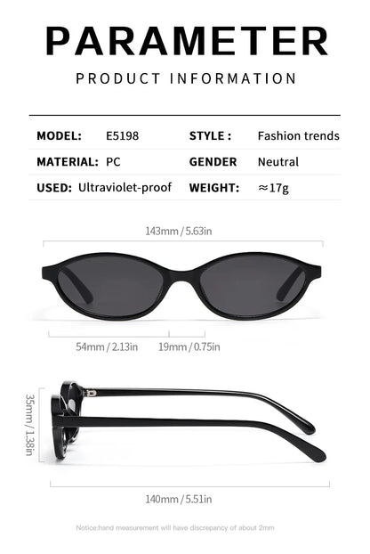 Small Cat Eyes Sunglasses For Women Men Fashion Brand Designer Retro Gradient Shades