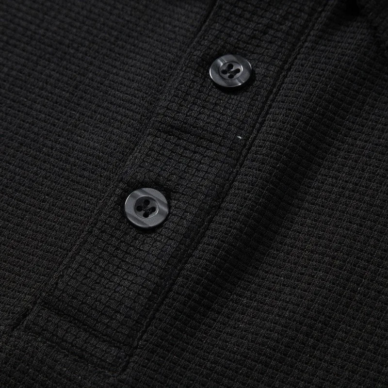 High end fashion polo shirt embroidered long sleeved men's clothing autumn new comfortable and breathable casual brand T-shirt