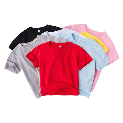 Boys Girls Round neck T-shirt Set Brand Printing Toddler 3-12 Year Tops +Shorts Fashion Leisure Summer Wear ildren's Clothing