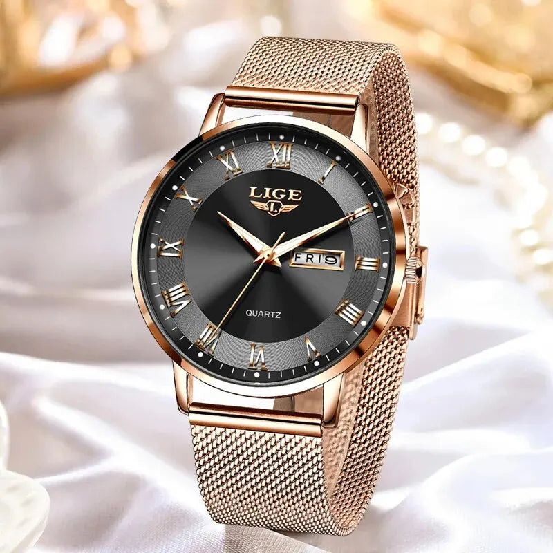 2024 New Watch Women Luxury Watches Ladies Creative Steel Women's Bracelet Watches Female Waterproof Clock Relogio Feminino