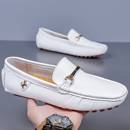 Men Loafers Shoes Formal Dress Shoes Business Casual Shoes for Men Wedding Party Office Shoes Soft PU Leather Loafers Men