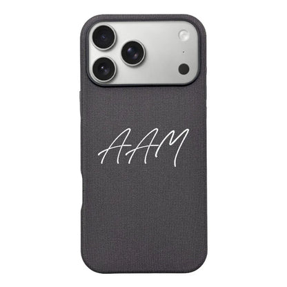 For lphone 17 pro max 17PRO 17 16 Leather PU Personalized Initials Custom Magsafe leather Phone Case