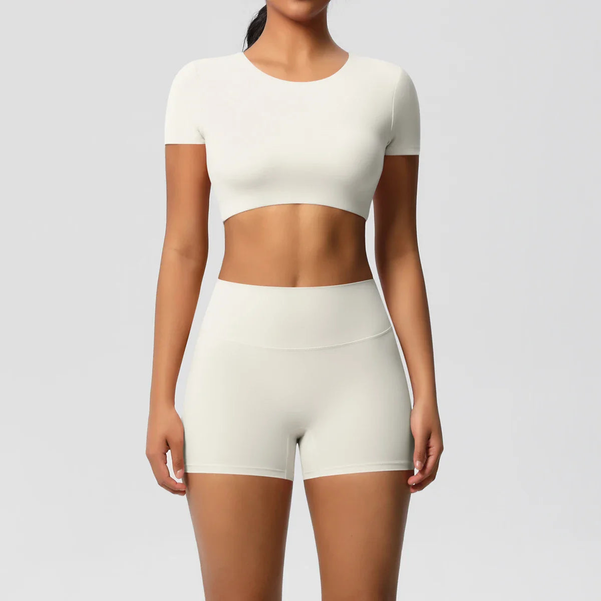Workout Sportswear 2Pcs Piece Female Women Active Wear Sports Tank Top Women Gym Workout Leggins Booty Bum Leggins