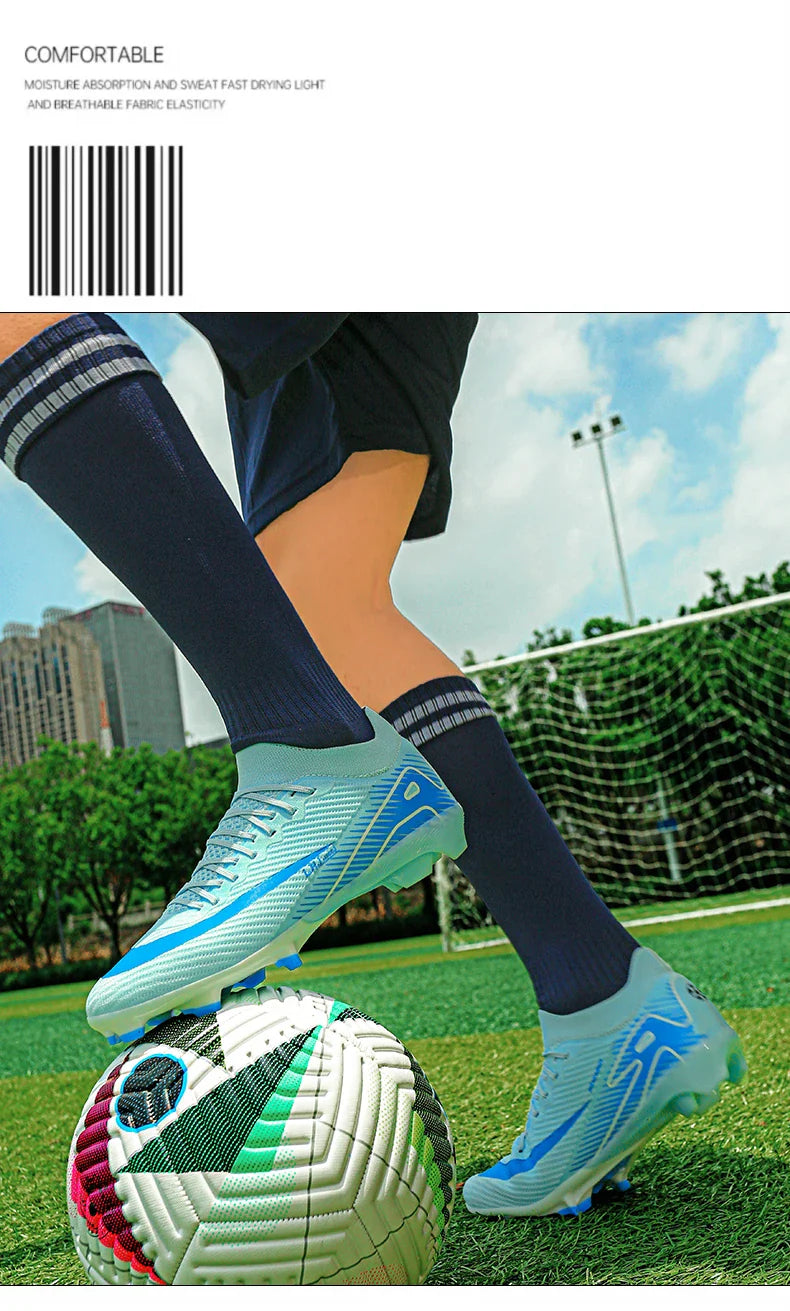 New Men's Soccer Shoes Cleats Sneakers Non-Slip Wholesale Football Boots Training FG Top Quality Drop Shipping Unisex Adult