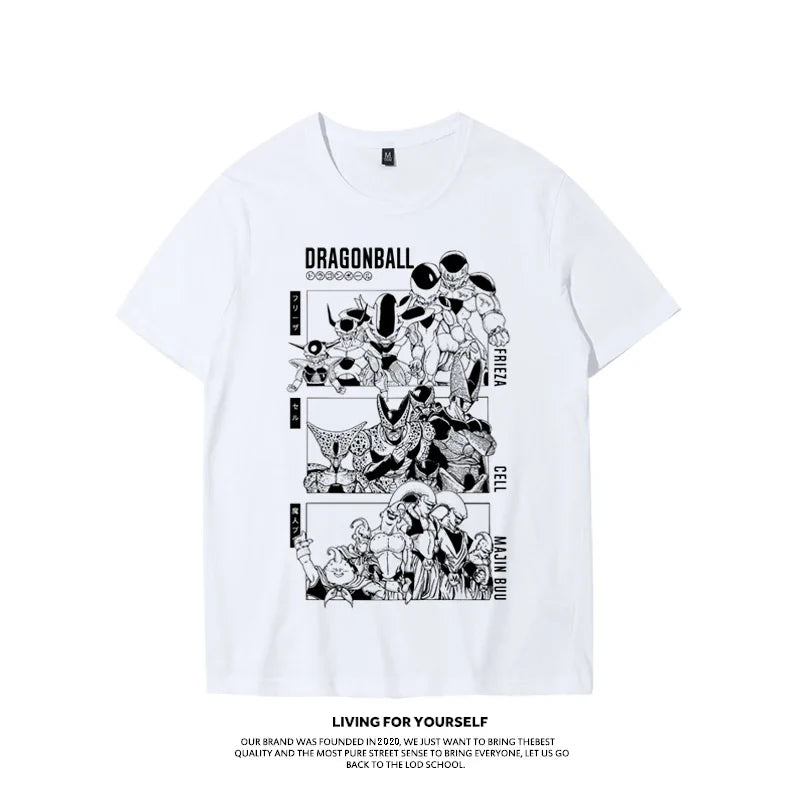 Printed Short Sleeve T-shirt Men's and Women's Fashion Loose Cotton Top