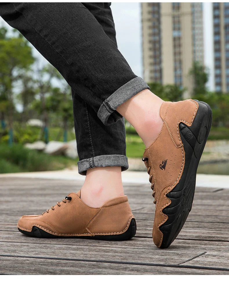 Men's shoes four season new plus size casual shoes fashion low-top soft sole breathable outdoor shoes men's sports walking shoes