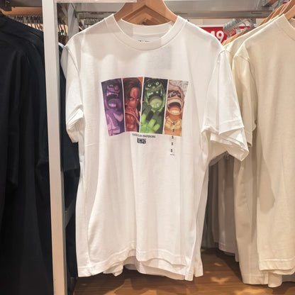 2025 Summer Men's and Women's Clothing Couples Printed High Quality Short-sleeved T-shirt Loose and Versatile T-shirt