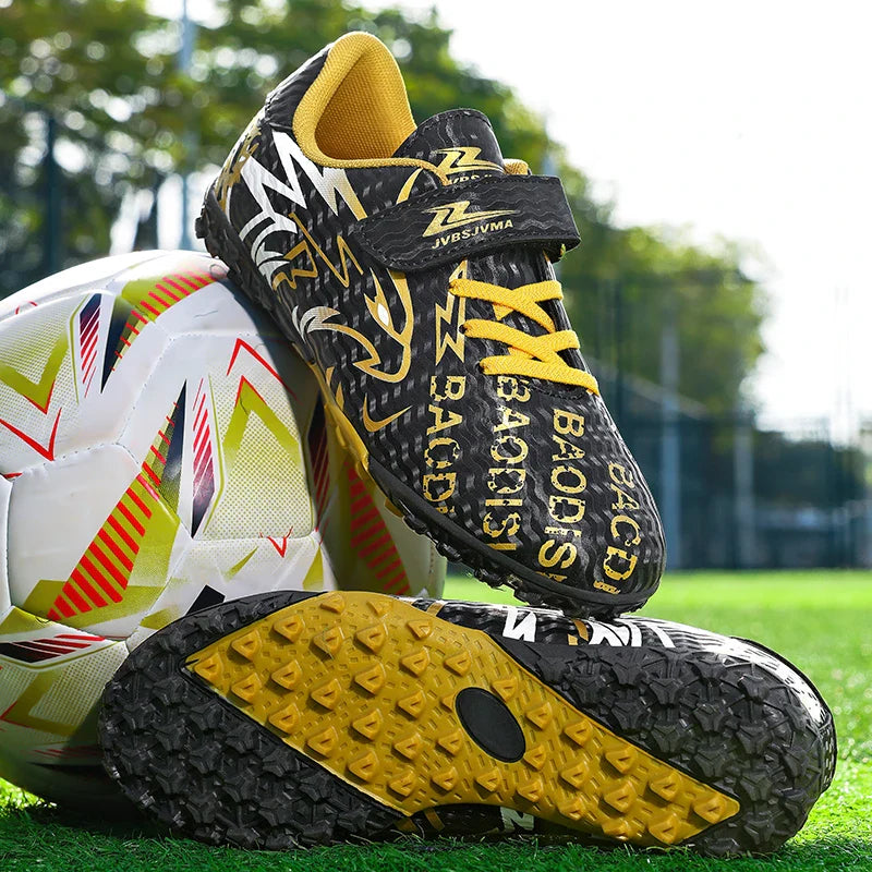 New Men Kids Football Boots Ultralight Professional Boys Match Grass Soccer Shoes Cleats Non-Slip Training Shoes Drop Shipping