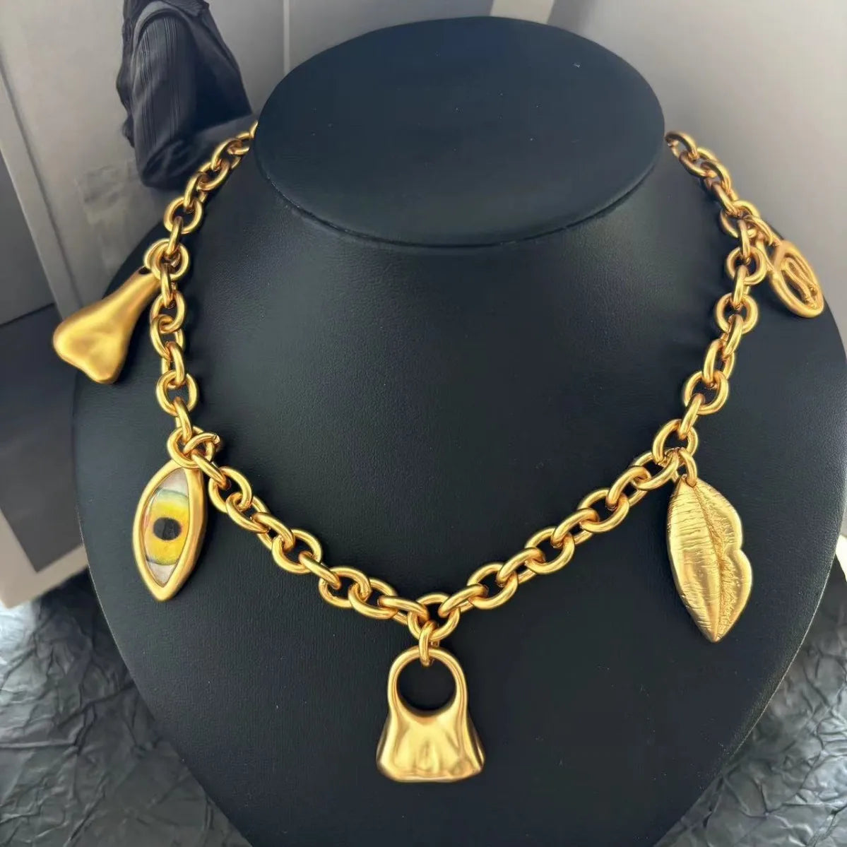 Summer new high-quality copper gold-plated necklace, waist chain and bracelet sets