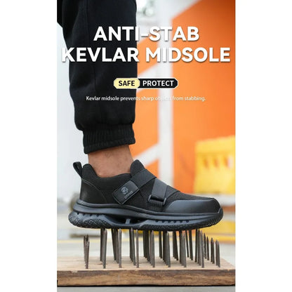 Lightweight Breathable Labor Protection Shoes Are Lightweight Anti Smashing Anti Puncture for Men A Must-have for Lazy People