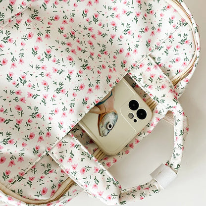 Personalized Literature and Art Small Fragmented Flower Girl Student School Bag Japanese Academy Style Versatile Backpack