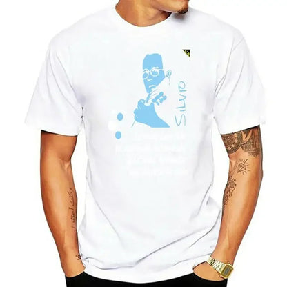 Cotton fashion 2022 trend T-shirt Printed crew neck short sleeve casual The Great Silvio Rodriguez T Shirts Men Printing