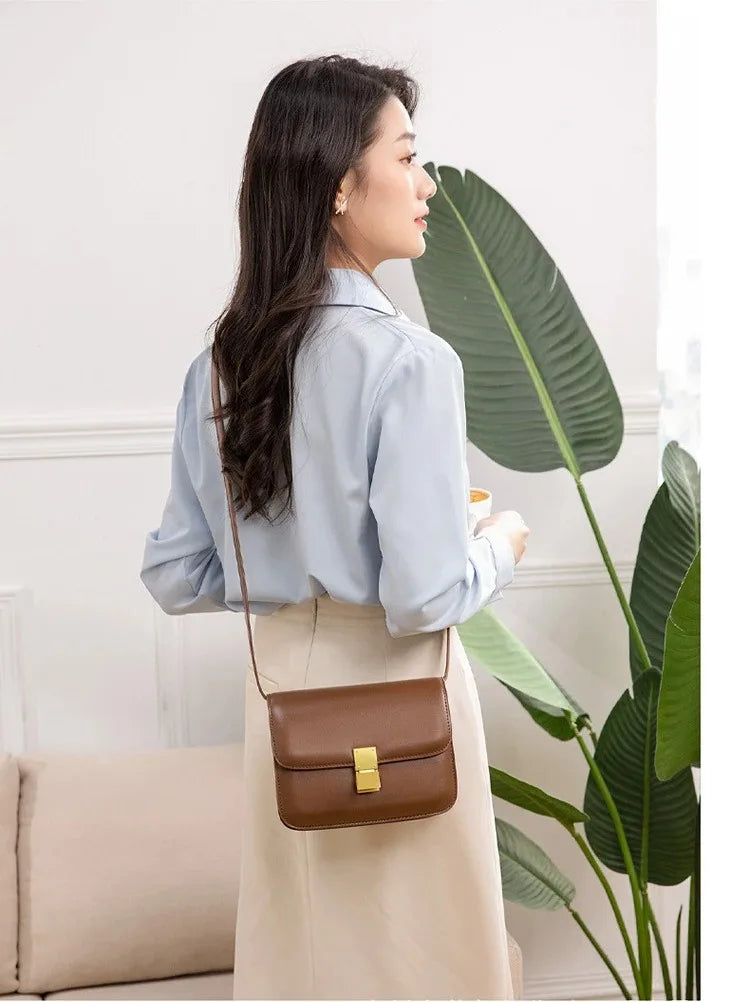 High Quality Bags For Women 2024 Trend Fashion Luxury Designer Shoulder Bag New In Metal Buckle Leather Exquisite Crossbody Bags