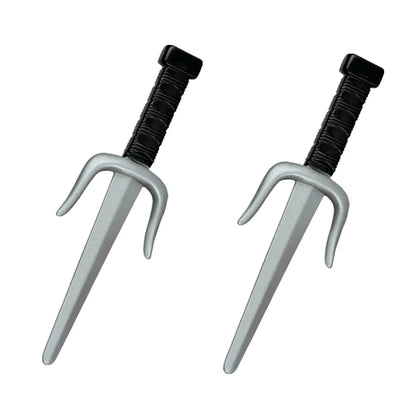 Boys Ninja Deluxe Costume for Kids with Weapon Accessories Kids Kung Fu Outfit Halloween Ideas Gifts with Bayonet Toys
