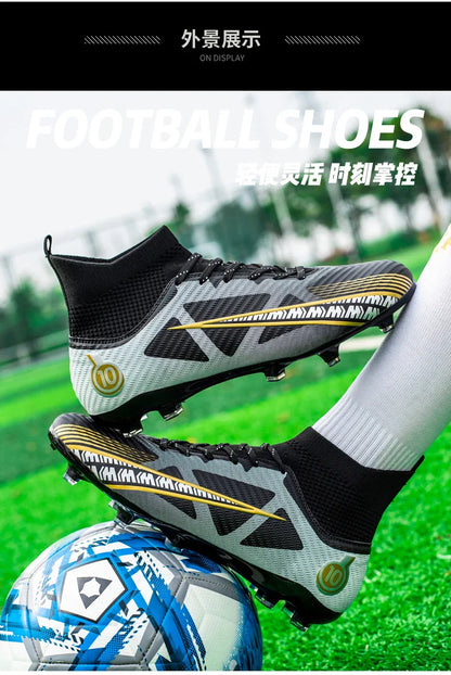 Professional Football Boots Men Soccer Shoes Society Football Cleats Ultralight Training Soccer Sneakers Men Outdoor Sports Shoe