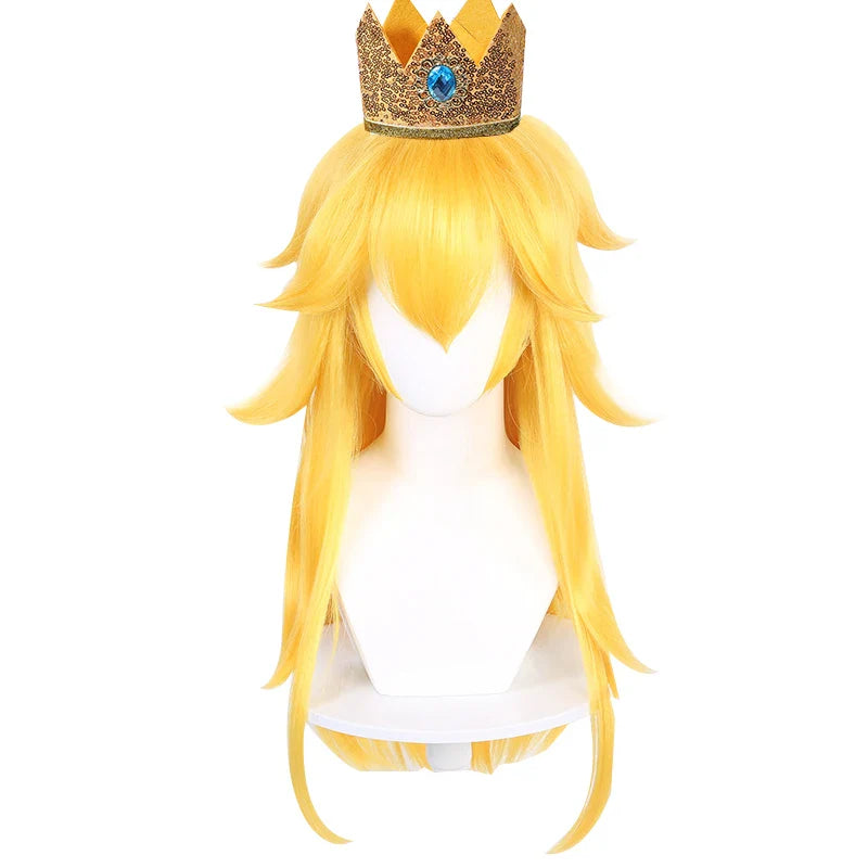 Peach Cosplay Dress Girl Movie Role Playing Princess Fancy Carnival Birthday Party Outfits Children 2-10y Pink Queen Vestidos