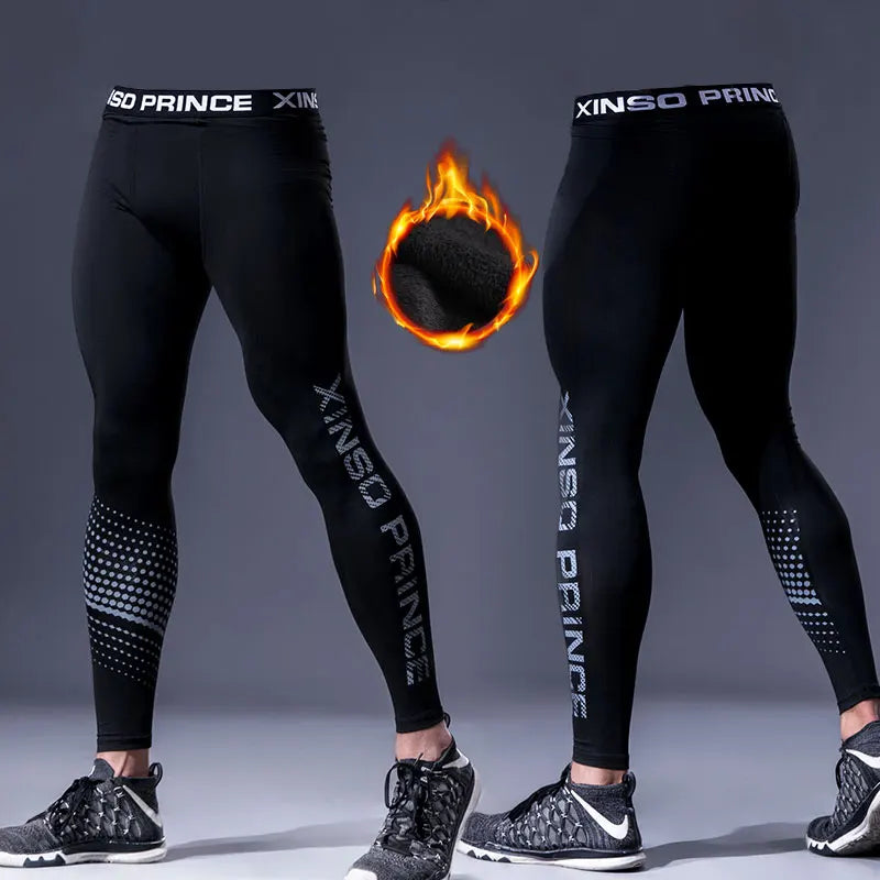 Men's Thermal Underwear Pants Winter Thick Fleece Lined Long Johns Warm Leggings Base Layer Bottoms Keep Warm Compression Tights