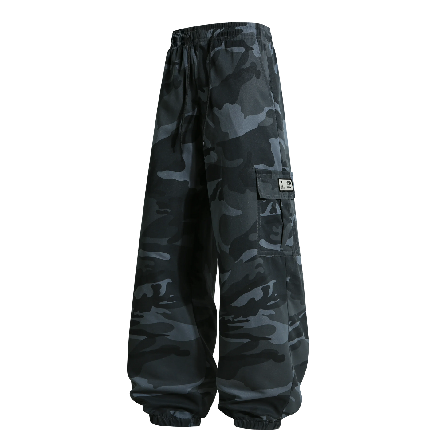 Men's  Camouflage Cargo Pants Sweatpants Outdoor Bunched Long Trousers  Casual Autumn Multi-Pocket Durable Workwear Male Trouser