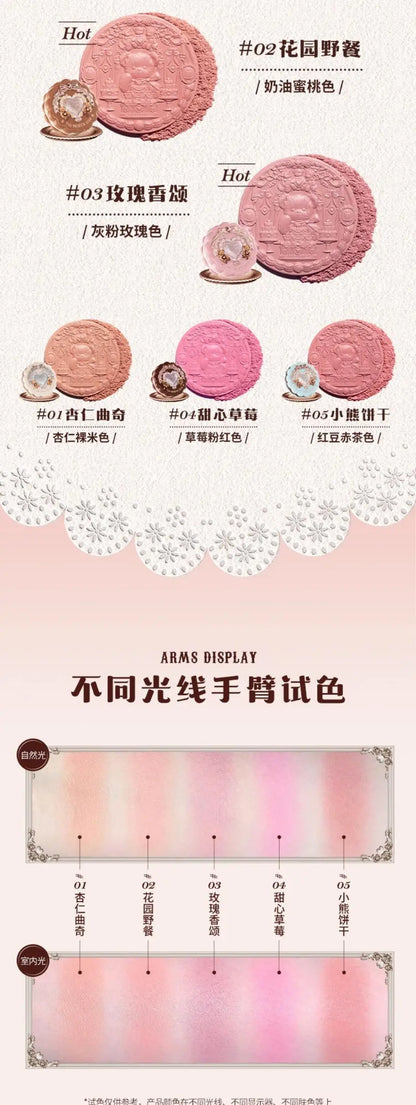 SWEETIE BEAR Makeup Box Gift Set All In One Perfume Shimmer Eye Shadow Palette Blush Lip Jelly Box 10 PCS