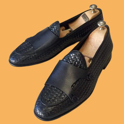 Novos Mocassins Masculinos Marrons Sapatos Sociais Masculinos de Couro PU Preto Feitos à Mão com Frete Grátis Tamanho 38-48