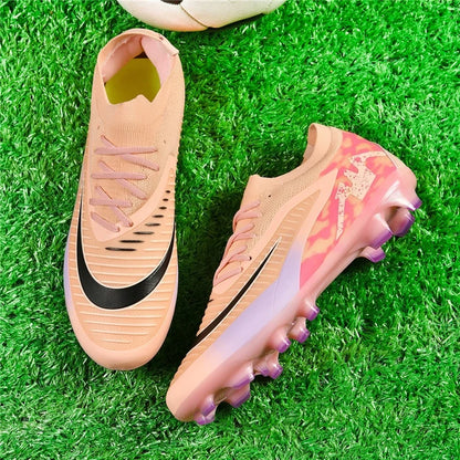 New Men Football Boots Training Breathable Soccer Shoes Wholesale Unisex Professional Ultralight Indoor Futsal Drop Shipping