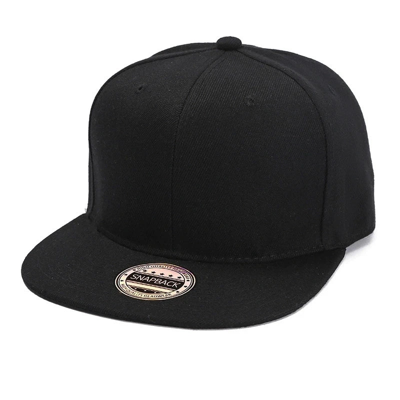 Color-Blocked Flat-Brim Baseball Cap Versatile  Sunshade and Sun Protection Hat Outdoor Fashion Unisex Street Hip-Hop Hat