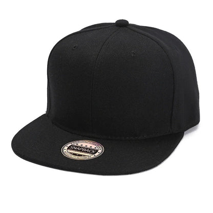 Color-Blocked Flat-Brim Baseball Cap Versatile  Sunshade and Sun Protection Hat Outdoor Fashion Unisex Street Hip-Hop Hat