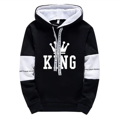 King Printing Mens Tracksuit Hot Sales Casual Hoodie Pants Streetwear Outdoors Mens Clothing Single Piece Sweatshirts Sweatpants