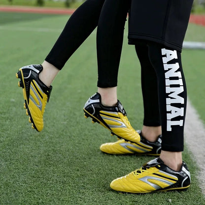 Professional Men's Soccer Cleats Firm Ground Football Boots Shoes Breathable Training Shoes for Outdoor Sports Soccer Outdoor