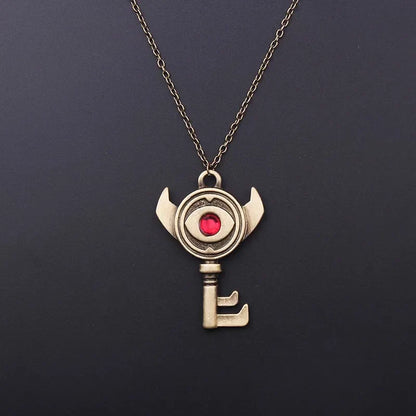 The Legend of Necklaces Metal Sword Shield Heart Pendant Necklaces for Men Fashion Jewelry Gifts Tears of the Kingdom