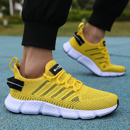 Men Mesh Breathable Casual Shoes Comfortable Fashionable Versatile Outdoor Exercise Shoes
