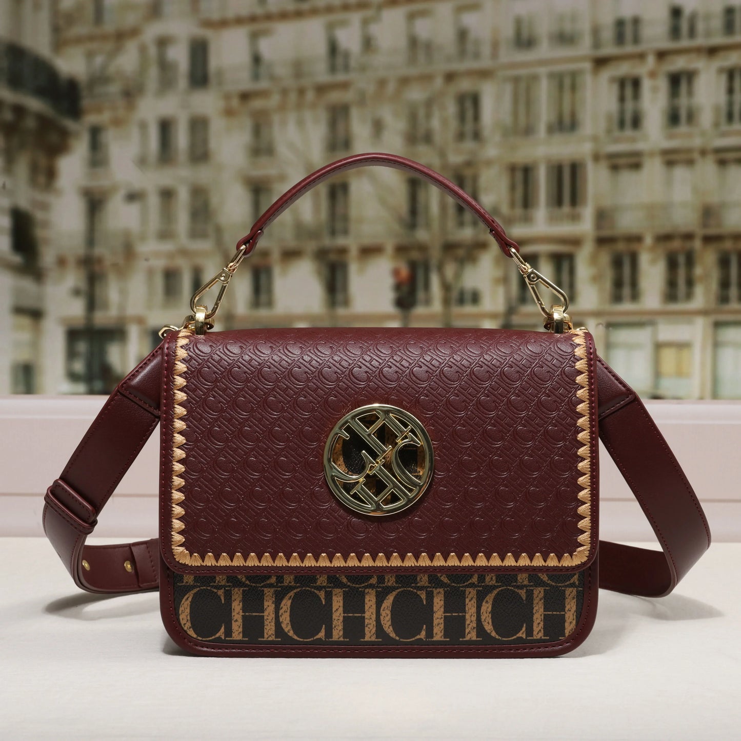 Solid Design Shoulder Bag Dark Letter Embossed Ladies Party Bag Exquisite Luxury Brand Fashion Design Handbag Classic