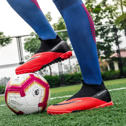 New Men Football Boots High-quality Soccer Shoes Soccer Cleats Professional Turf Training Shoes Ultralight Futsal Match Non-Slip