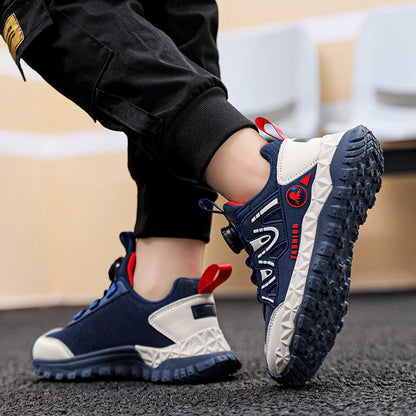 Children Sports Sneakers for Boys Girls Kid Cartoon Graffiti Pattern Casual Shoes Boys Basketball Shoe chaussures de sport