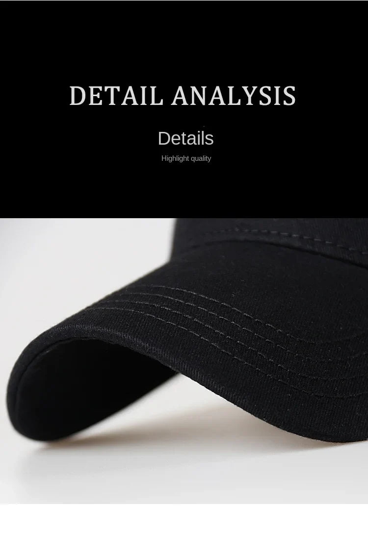 Big Head Plus Size Men's Hat Baseball Cap for Male Summer Sports Hat Hip Hop