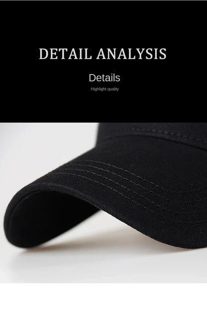 Big Head Plus Size Men's Hat Baseball Cap for Male Summer Sports Hat Hip Hop