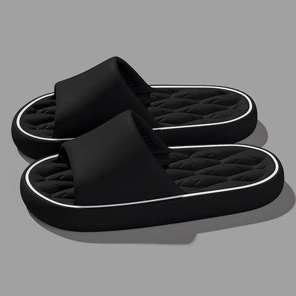 Fashion Summer Cartoon Home Shoes Non-slip Soft Slides Lithe Comfort Sandals Men Women Couple Slippers Trendy Slippers