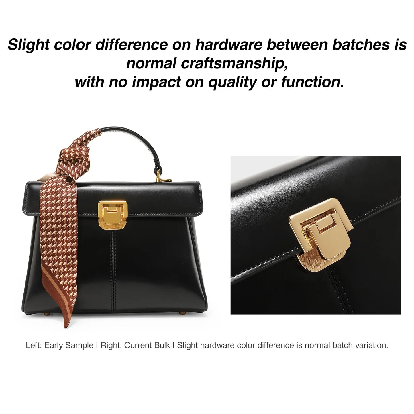 Genuine Leather Handbag with Scarf | Luxury Designer Trendy Shoulder Bag Solid Color Commuting Bag | bags for women gift