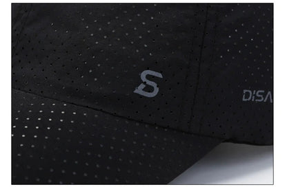 Men Women Mesh Moisture-Waging Quick Dry Baseball Cap Male Summer Female Originality Adjustable Breathable Sun Visor Fishing Hat