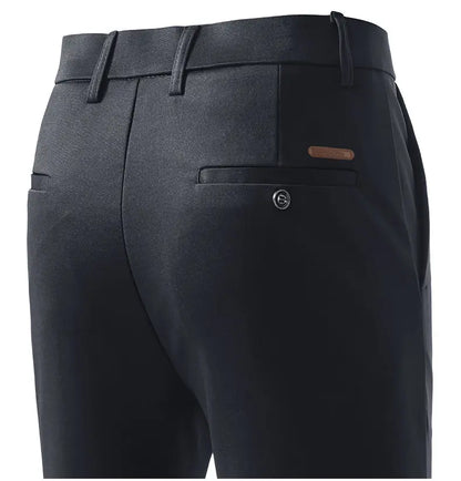 Male Smart Casual Pants Stretchy Men's Lightweight Quick Dry Breathable Slacks Casual Work Dress Pants for Men