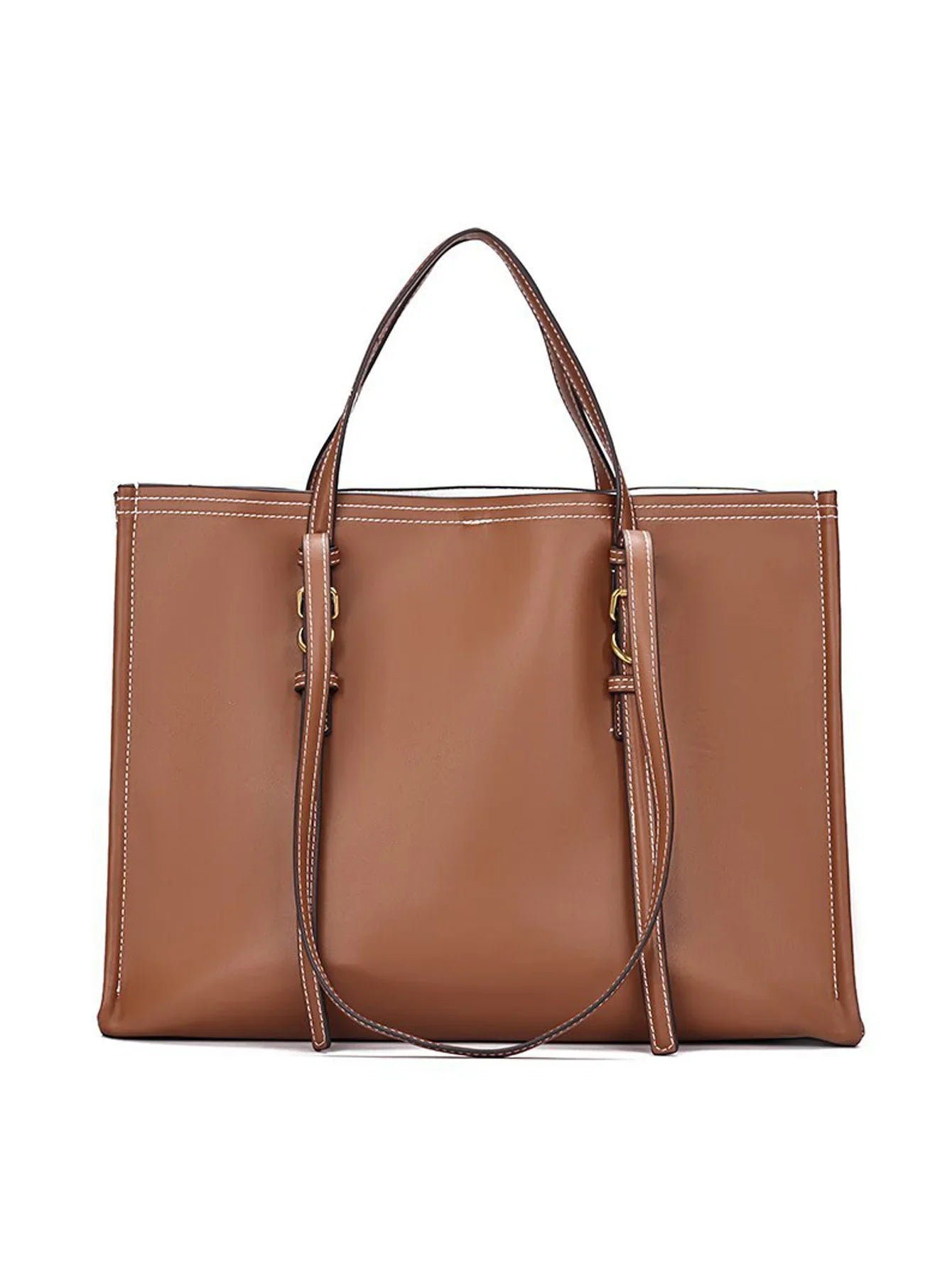 Cross border 2024 brown yellow handbag autumn new product, versatile single shoulder crossbody bag for work, commuting, leisure
